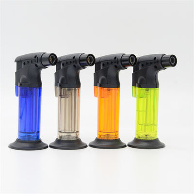 Jet Flame Gas Kitchen ไฟแช็กบิวเทน Candle Campfire ไฟแช็กกันลมแบบเติมได้