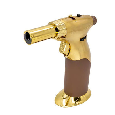 Sushi Creme Safety Latch ปรับได้ Jet Kitchen Butane Torch Lighter Ergonomic Handle
